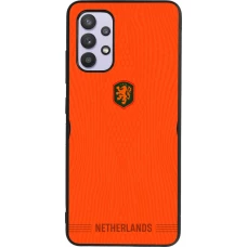 Samsung Galaxy A32 Case Hülle - Silikon schwarz Niederlande 2026 personalisierbares Fussballtrikot