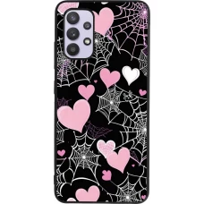 Samsung Galaxy A32 Case Hülle - Silikon schwarz Halloween 2024 girly