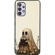 Coque Samsung Galaxy A32 - Silicone rigide noir Halloween 2025 Ghost gardener