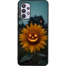 Samsung Galaxy A32 Case Hülle - Silikon schwarz Halloween 2026 Evil Sunflower