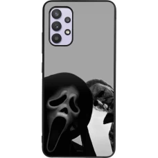 Samsung Galaxy A32 Case Hülle - Silikon schwarz Halloween 2026 Scream and Michael Myers