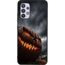 Samsung Galaxy A32 Case Hülle - Silikon schwarz Halloween 2026 The Wicked Pumpkin