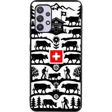 Samsung Galaxy A32 Case Hülle - Silikon schwarz Poya Schweiz 3