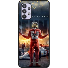 Coque Samsung Galaxy A32 - Silicone rigide noir Senna The King of Rain
