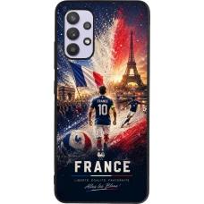 Samsung Galaxy A32 Case Hülle - Silikon schwarz Fussball Frankreich splash 2026