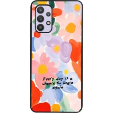 Coque Samsung Galaxy A32 - Silicone rigide noir Every day is a chance Spring 2026