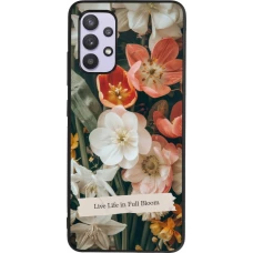 Samsung Galaxy A32 Case Hülle - Silikon schwarz Full Bloom Spring 2026