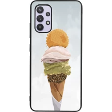 Samsung Galaxy A32 Case Hülle - Silikon schwarz Summer 2025 Cornet