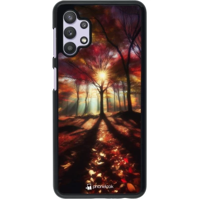 Coque Samsung Galaxy A32 5G - Automne doré glare