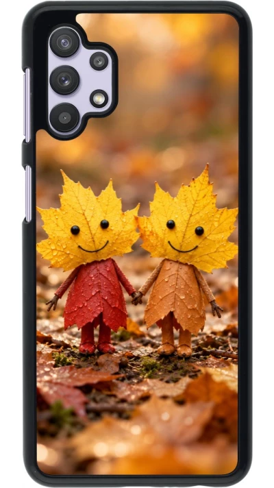Coque Samsung Galaxy A32 5G - Autumn 26 Couple of leaves