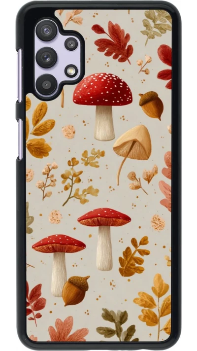 Coque Samsung Galaxy A32 5G - Autumn 26 Mushrooms and leaves