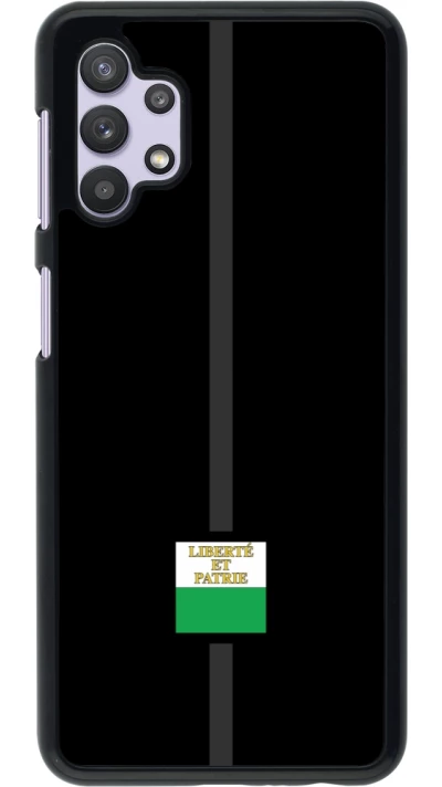 Samsung Galaxy A32 5G Case Hülle - Kanton VD schwarz