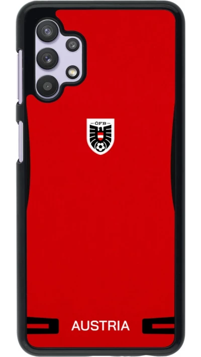 Samsung Galaxy A32 5G Case Hülle - O?sterreich 2026 personalisierbares Fussballtrikot