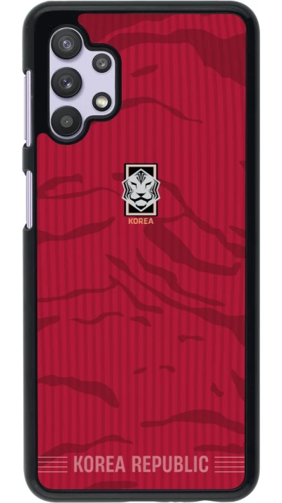 Samsung Galaxy A32 5G Case Hülle - Südkorea 2026 personalisierbares Fussballtrikot