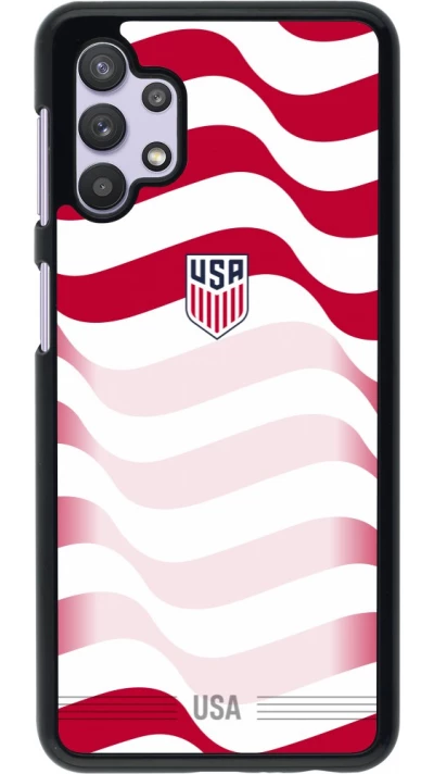 Samsung Galaxy A32 5G Case Hülle - Vereinigten Staaten 2026 personalisierbares Fussballtrikot