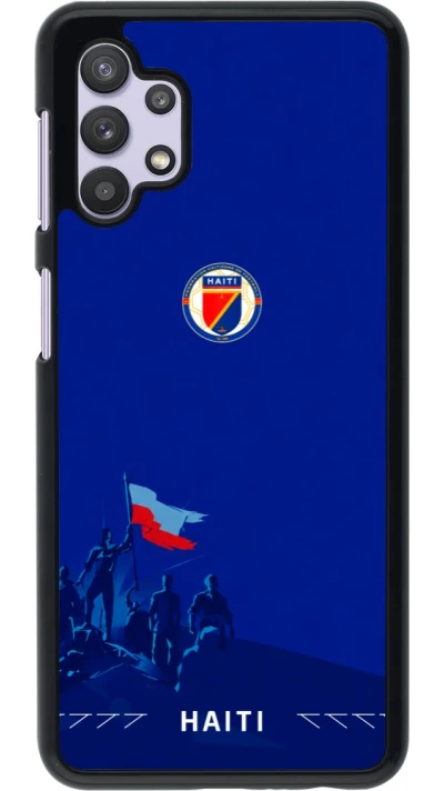 Samsung Galaxy A32 5G Case Hülle - Haiti 2026 personalisierbares Fussballtrikot
