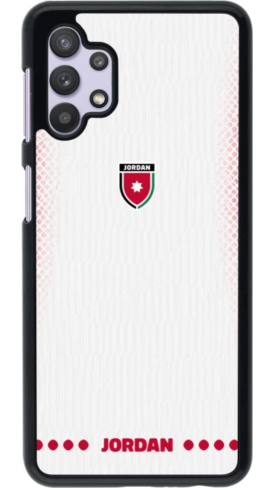 Samsung Galaxy A32 5G Case Hülle - Jordanien 2026 personalisierbares Fussballtrikot