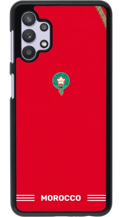 Samsung Galaxy A32 5G Case Hülle - Marokko 2026 personalisierbares Fussballtrikot