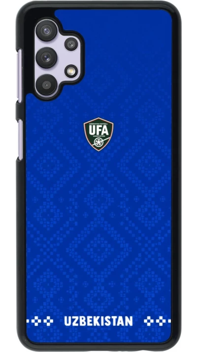 Samsung Galaxy A32 5G Case Hülle - Usbekistan 2026 personalisierbares Fussballtrikot