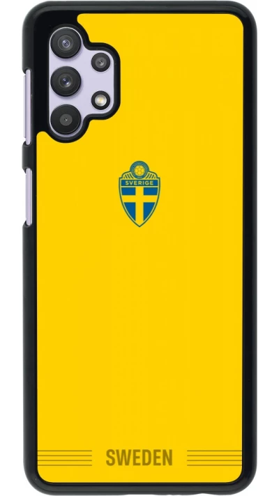 Samsung Galaxy A32 5G Case Hülle - Schweden 2026 personalisierbares Fussballtrikot