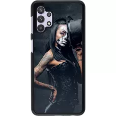 Coque Samsung Galaxy A32 5G - Halloween 22 Tattooed Girl
