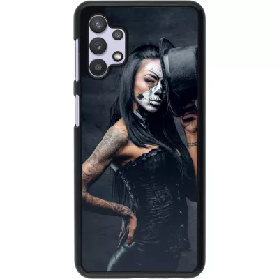 Coque Samsung Galaxy A32 5G - Halloween 22 Tattooed Girl