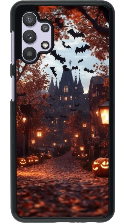 Samsung Galaxy A32 5G Case Hülle - Halloween 2025 Haunted house