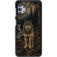 Samsung Galaxy A32 5G Case Hülle - Linocut Wold