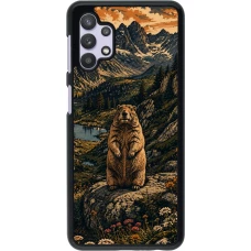 Coque Samsung Galaxy A32 5G - Linocut Marmotte