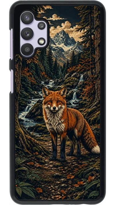 Coque Samsung Galaxy A32 5G - Linocut Renard