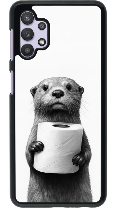 Samsung Galaxy A32 5G Case Hülle - Otter Toilettenpapier