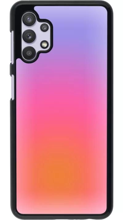 Samsung Galaxy A32 5G Case Hülle - Orange Pink Blue Gradient