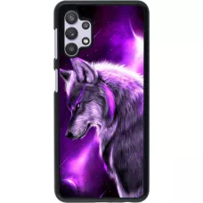 Coque Samsung Galaxy A32 5G - Purple Sky Wolf
