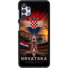 Samsung Galaxy A32 5G Case Hülle - Fussball Kroatien splash 2026