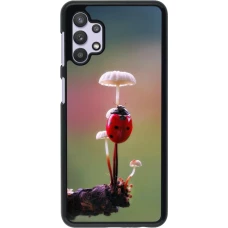 Samsung Galaxy A32 5G Case Hülle - Ladybird on a mushroom Spring 2026