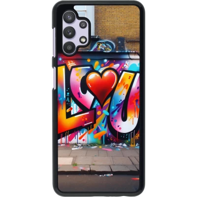 Coque Samsung Galaxy A32 5G - Valentine 2025 Love U Tag