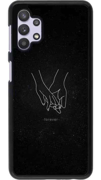 Samsung Galaxy A32 5G Case Hülle - Valentine 2023 hands forever