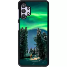 Samsung Galaxy A32 5G Case Hülle - Winter 22 Northern Lights