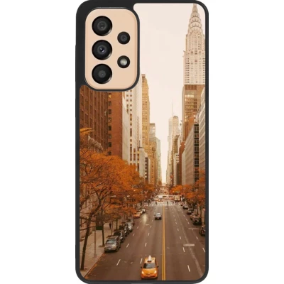 Coque Samsung Galaxy A33 5G - Silicone rigide noir Autumn 2024 New York city