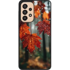 Coque Samsung Galaxy A33 5G - Silicone rigide noir Autumn 25 Rain