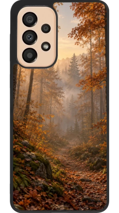 Samsung Galaxy A33 5G Case Hülle - Silikon schwarz Autumn 26 Autumn walk