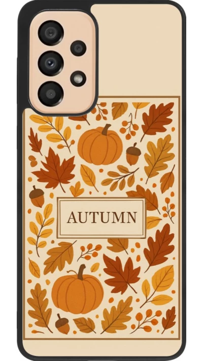 Samsung Galaxy A33 5G Case Hülle - Silikon schwarz Autumn 26 Hello autumn