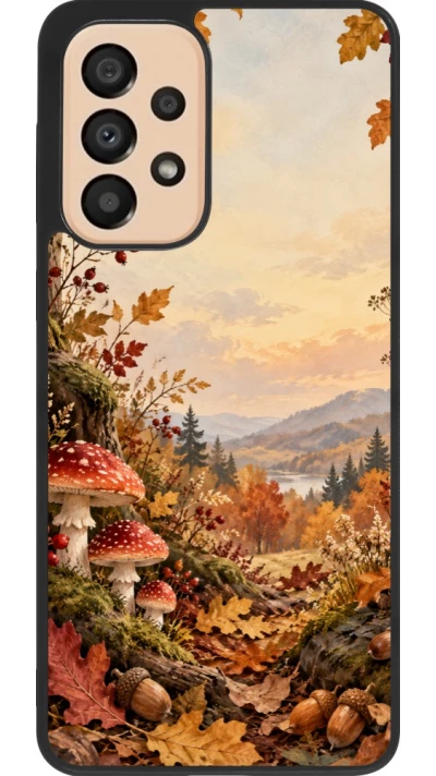 Samsung Galaxy A33 5G Case Hülle - Silikon schwarz Autumn 26 Illustrated Autumn