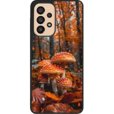 Samsung Galaxy A33 5G Case Hülle - Silikon schwarz Autumn 26 Mushrooms in the woods