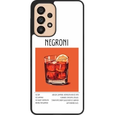 Samsung Galaxy A33 5G Case Hülle - Silikon schwarz Cocktail Rezept Negroni