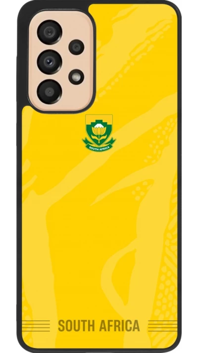 Samsung Galaxy A33 5G Case Hülle - Silikon schwarz Südafrika 2026 personalisierbares Fussballtrikot