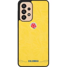 Samsung Galaxy A33 5G Case Hülle - Silikon schwarz Kolumbien 2026 personalisierbares Fussballtrikot