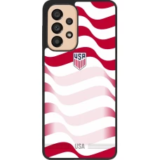 Samsung Galaxy A33 5G Case Hülle - Silikon schwarz Vereinigten Staaten 2026 personalisierbares Fussballtrikot