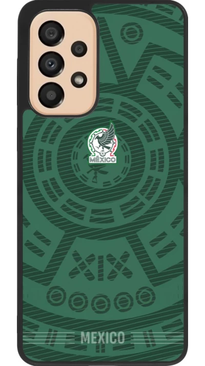 Samsung Galaxy A33 5G Case Hülle - Silikon schwarz Mexiko 2026 personalisierbares Fussballtrikot