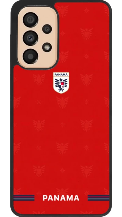 Samsung Galaxy A33 5G Case Hülle - Silikon schwarz Panama 2026 personalisierbares Fussballtrikot